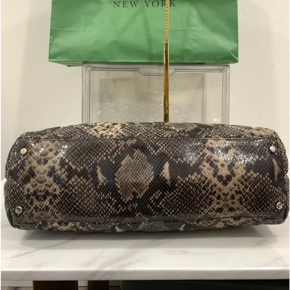 Kate Spade Snake Print Shoulder Bag - Black and Cream - Picture 3 of 7